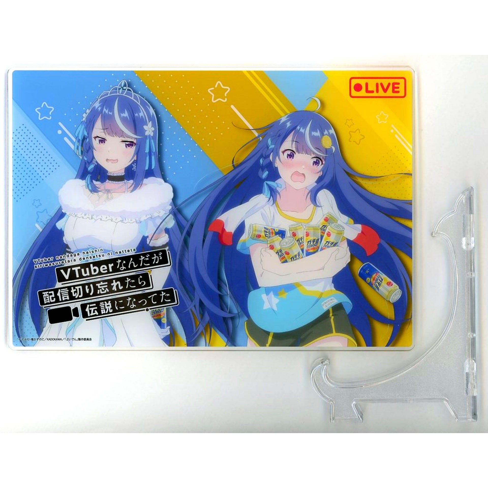 Awayuki Kokorone Acrylic Art Board VTuber I Forgot to Turn Off My Stream TSUTAYA POP UP SHOP [USED]