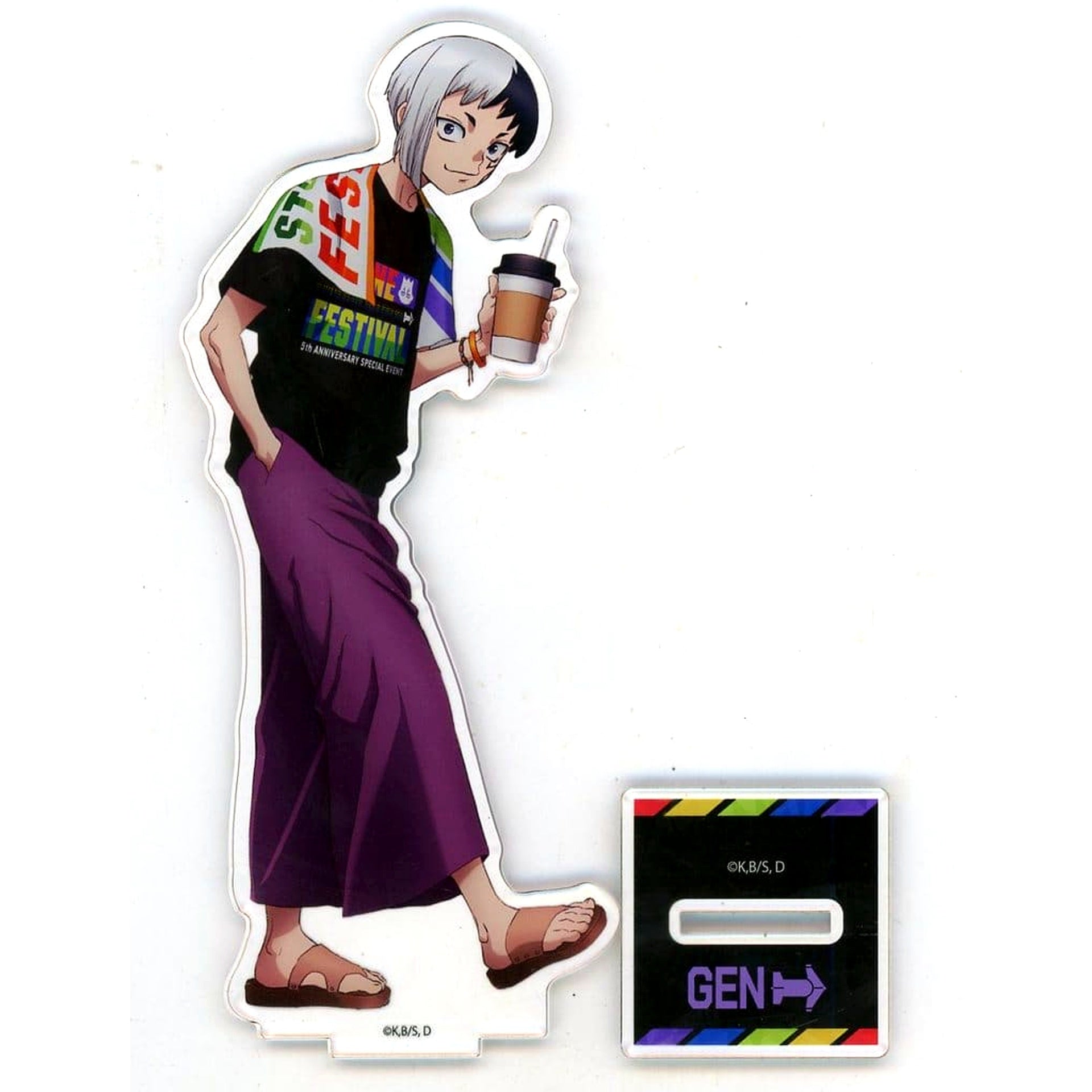 Gen Asagiri Dr.STONE Stone Feast Acrylic Stand [USED]