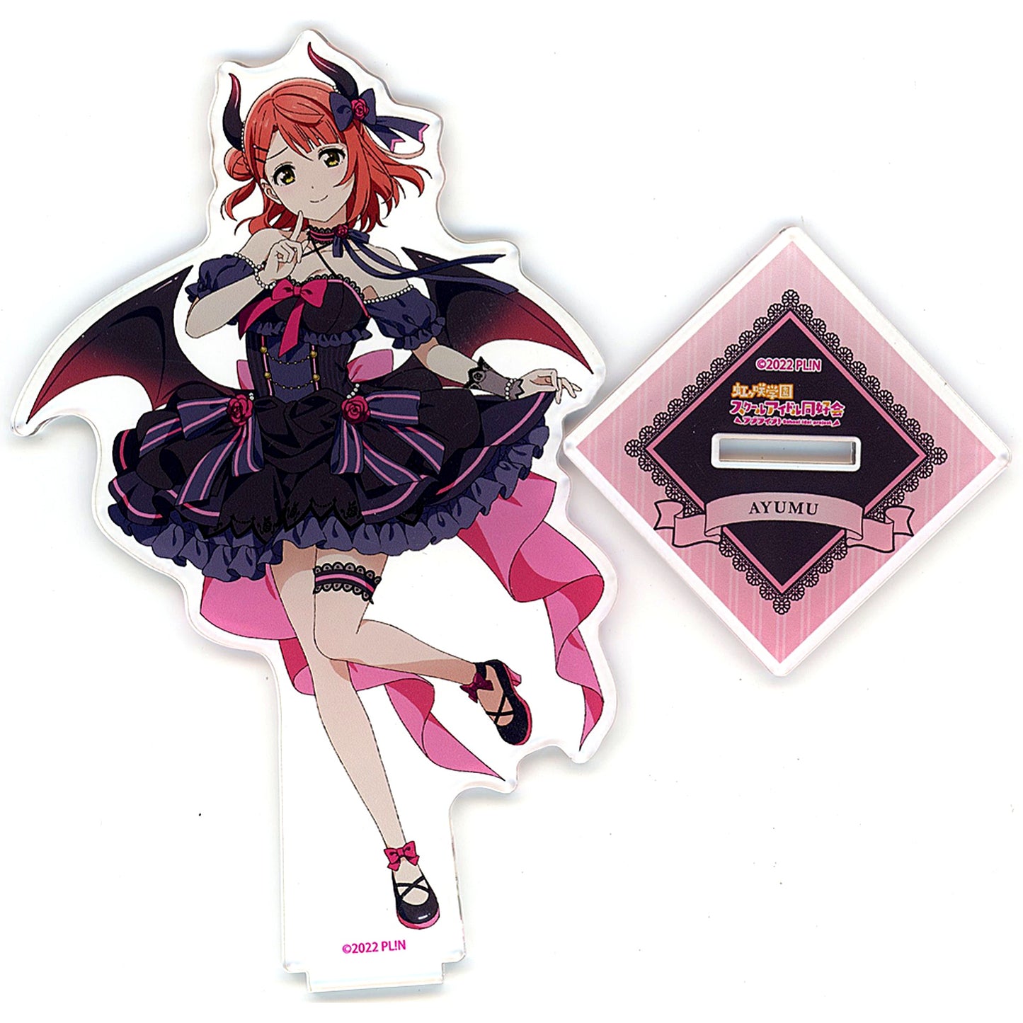 Ayumu Uehara AQUA CiTY ODAIBA x Love Live! Nijigasaki High School Idol Club TOKIMEKI Fes Invitation from Angels and Demons Acrylic Stand [USED]
