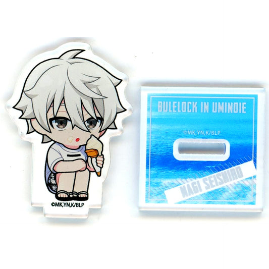 Seishiro Nagi Trading Acrylic Stand Blue Lock in SWEETS PARADISE Enoshima Beach House [USED]