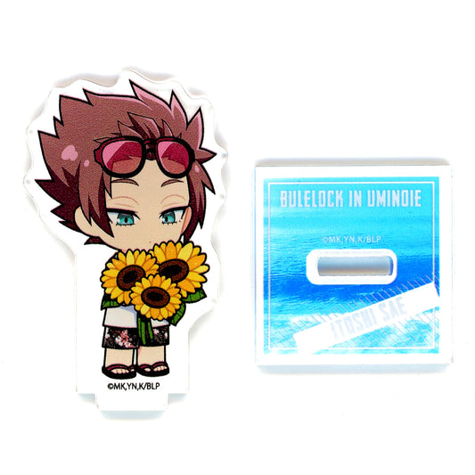 Sae Itoshi BLUELOCK in SWEETS PARADISE Enoshima Beach House Trading Acrylic Stand [USED]