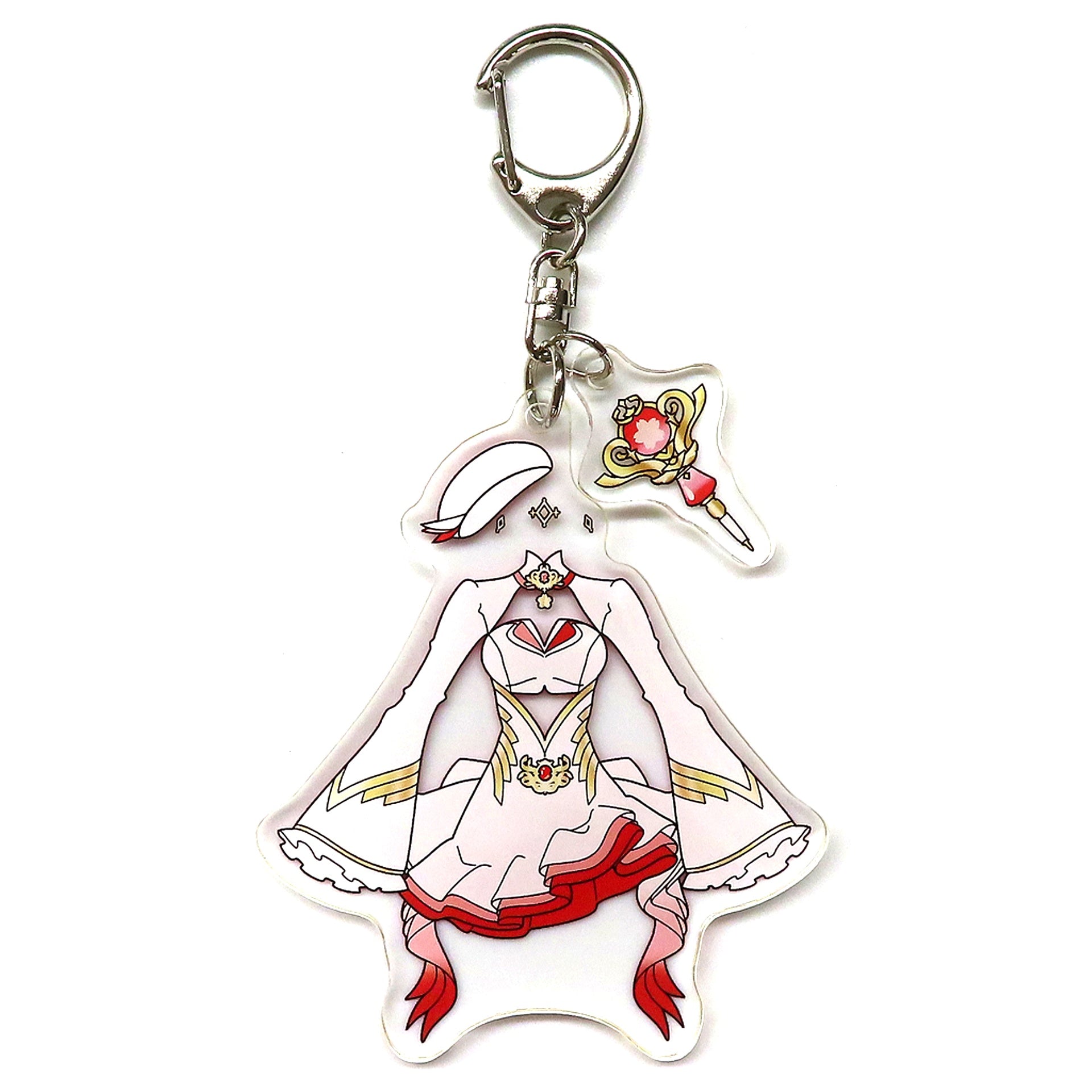 Magical Girl Miko Hololive HoloWitch! Costume Keychain [USED]