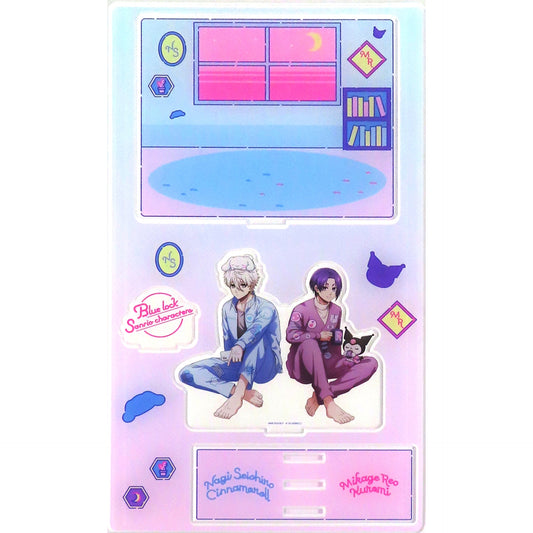 Group Design Premium Acrylic Diorama Plate Blue Lock x Sanrio Characters [USED]