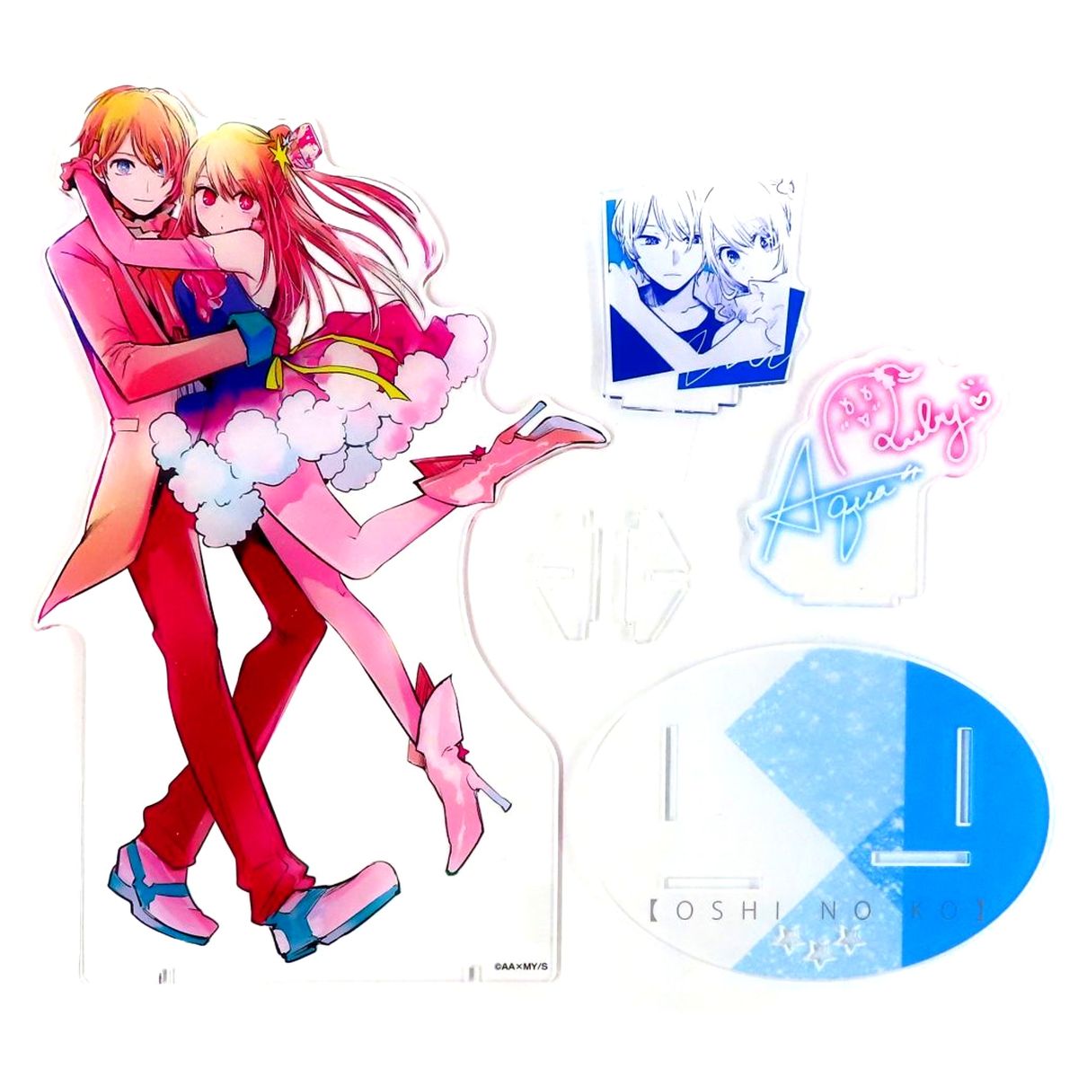 Aquamarine Hoshino, Ruby Hoshino Oshi No Ko Acrylic GIGA Figure Jump Characters Store Limited [USED]
