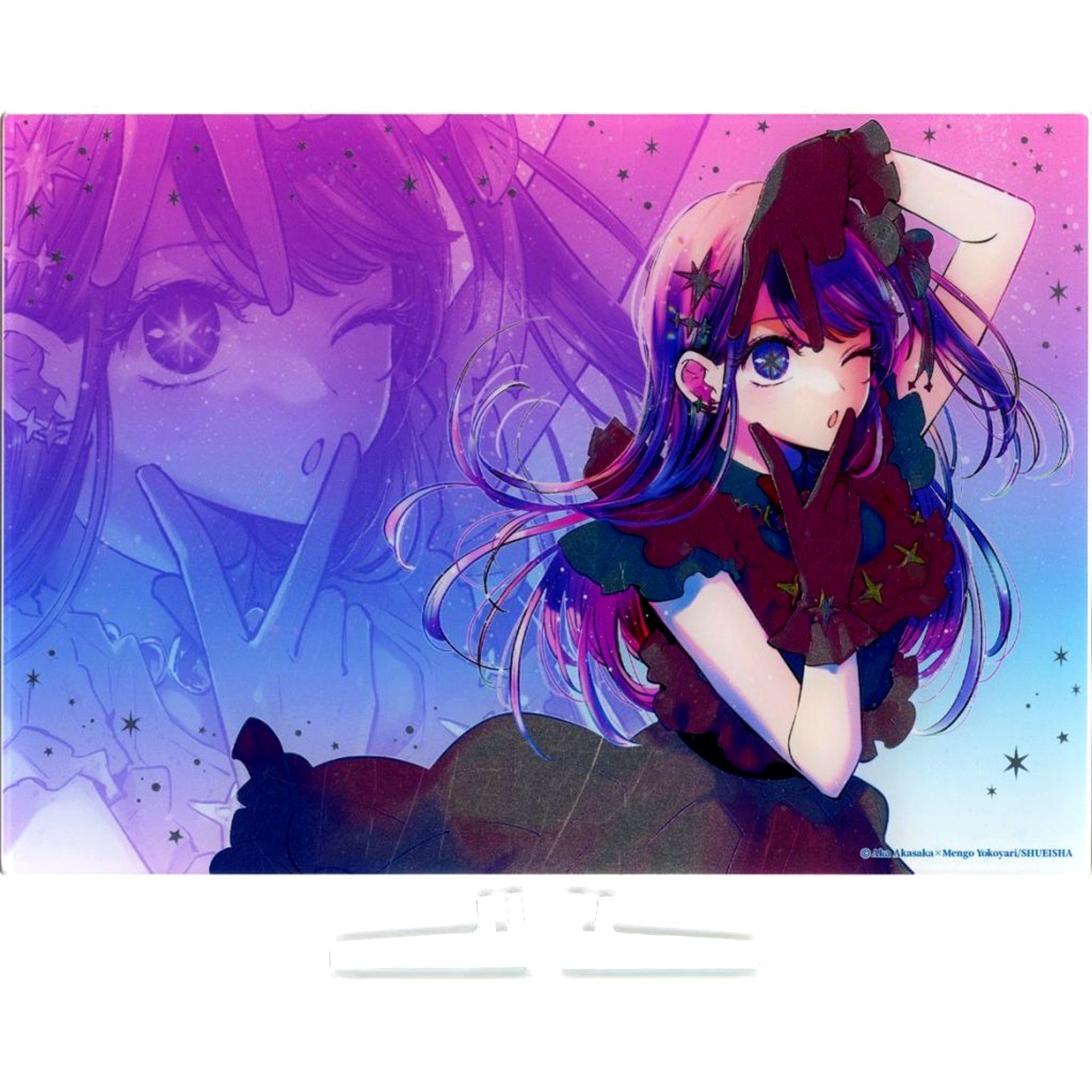 Ai Hoshino Foil Stamped Acrylic Art Oshi no Ko Jump Characters Store Limited [USED]