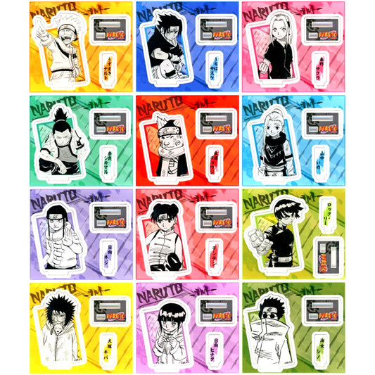 Set of 12 Naruto Acrylic Figure Collection Vol. 1 [USED]