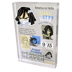 Demon Slayer: Kimetsu no Yaiba Obanai Iguro Heroes Acrylic Block 2024 Acrylic Item [USED]