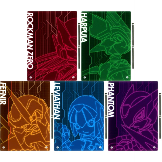 Set of 5 B Prize Mega Man Zero Capkuji Acrylic Panel [USED]