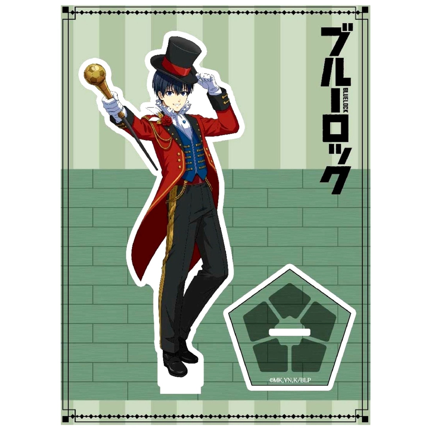 Yoichi Isagi Circus Ver. AFORCE x DRAGON HORSE Acrylic Character Stand Blue Lock [USED]