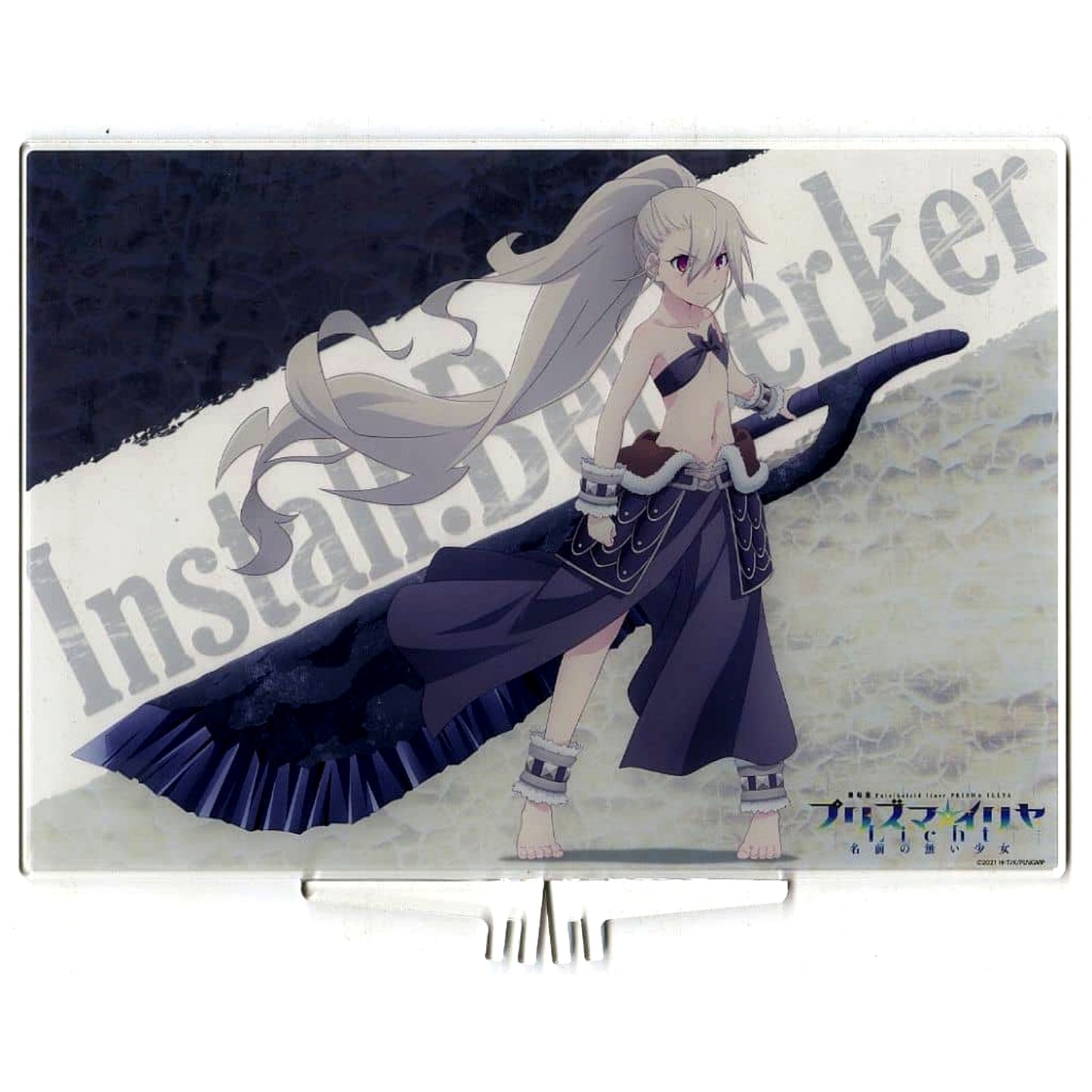 Illyasviel von Einzbern Fate/kaleid liner Prisma Illya Licht The Nameless Girl Anime New Art Acrylic Plate Blu-ray Movie Kadokawa Store Limited Set Bonus [USED]