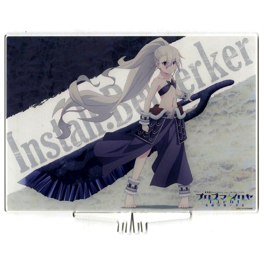 Illyasviel von Einzbern Fate/kaleid liner Prisma Illya Licht The Nameless Girl Anime New Art Acrylic Plate Blu-ray Movie Kadokawa Store Limited Set Bonus [USED]
