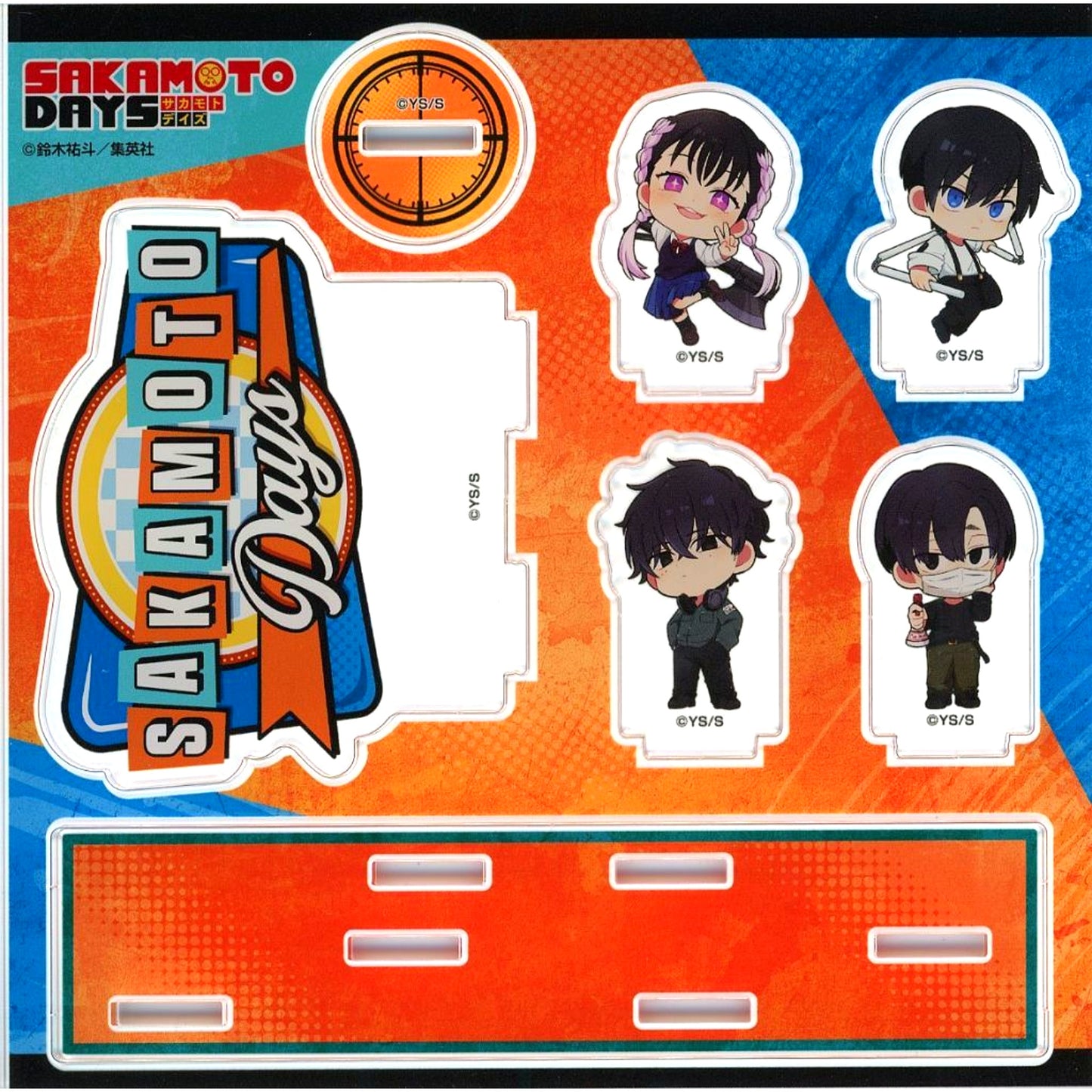 All Characters C Sakamoto Days x Tower Records Cafe Mini Character Acrylic Diorama [USED]