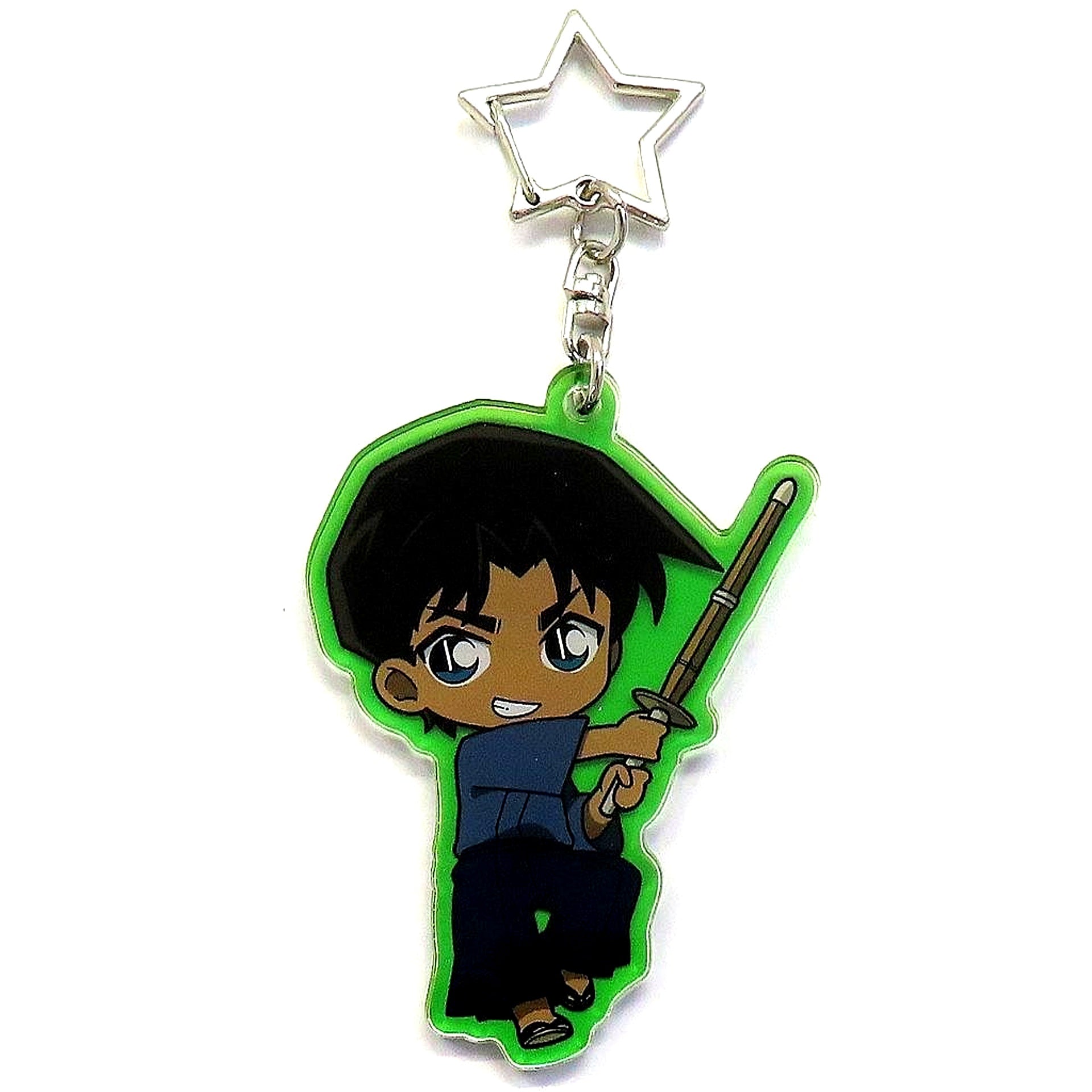 Heiji Hattori Detective Conan Real Escape Game Escape from the 1 Million Dollar Karakuri Mansion Acrylic Keychain [USED]