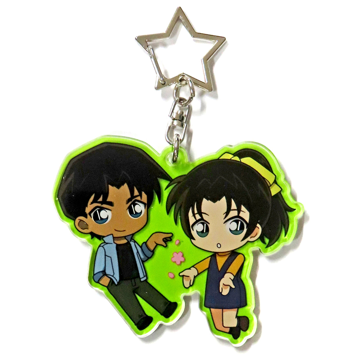 Heiji Hattori & Kazuha Toyama Secret 2 Real Escape Game x Detective Conan Escape from the Million Dollar Karakuri Mansion Acrylic Keychain [USED]