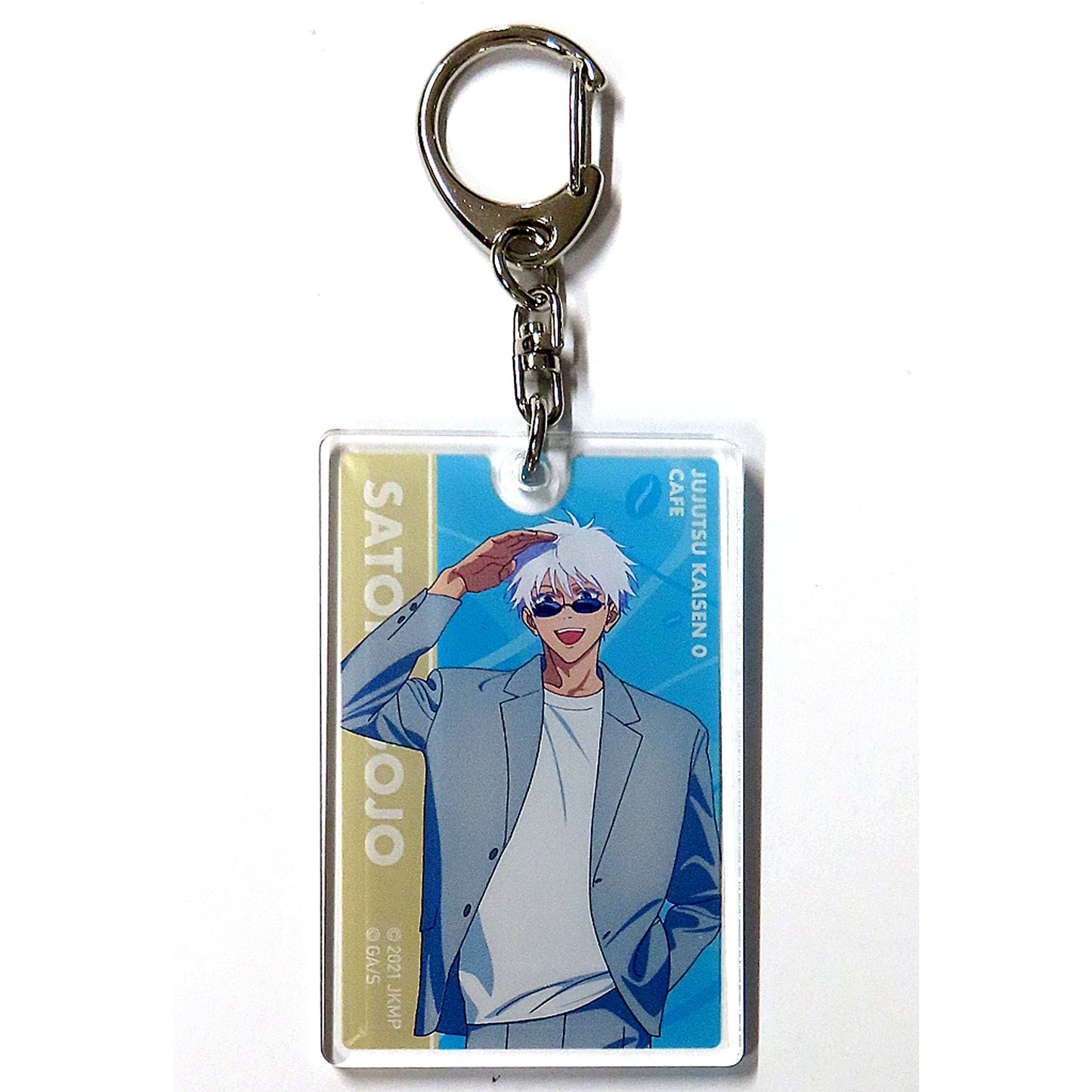 Satoru Gojo Jujutsu Kaisen Cafe 2024 Jujutsu Kaisen 0 The Movie Acrylic Keychain [USED]