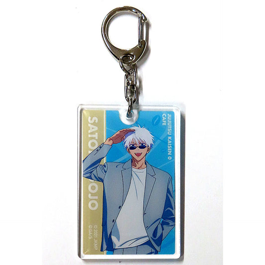 Satoru Gojo Jujutsu Kaisen Cafe 2024 Jujutsu Kaisen 0 The Movie Acrylic Keychain [USED]