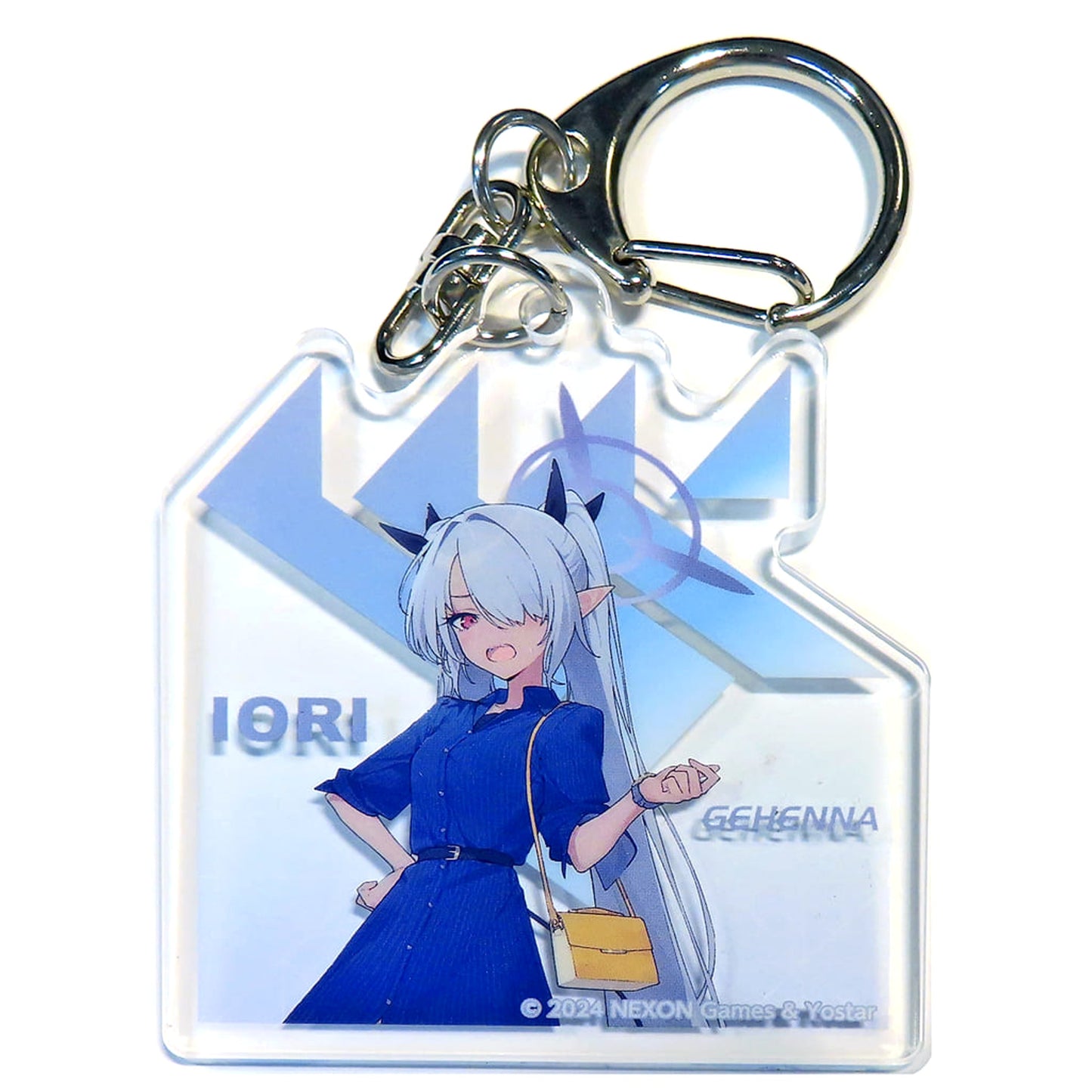 Blue Archive Iori Shiromi Acrylic Keychain Lawson Campaign Limited Keychains [USED]