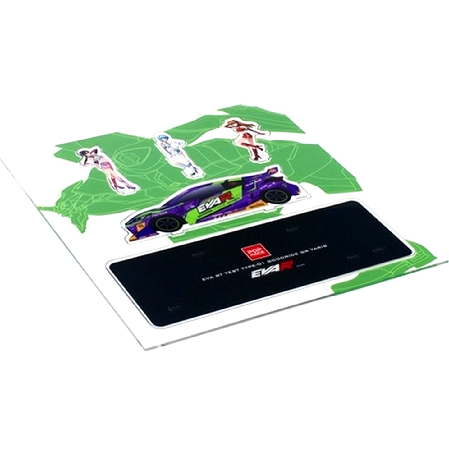 Group EVA RT Unit-01 GOODRIDE GR Yaris Acrylic Stand Evangelion Racing [USED]