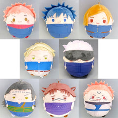 Jujutsu Kaisen Ryomen Sukuna & Others Kujimate Nuikuji with Ball Chain Fuwakororin Prize D All 8 Types Set Keychains [USED]