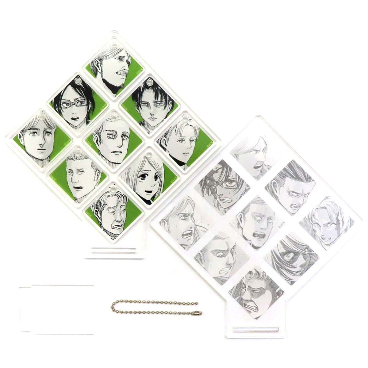 Survey Corps Attack on Titan Memory Collection Face Acrylic Collection [USED]
