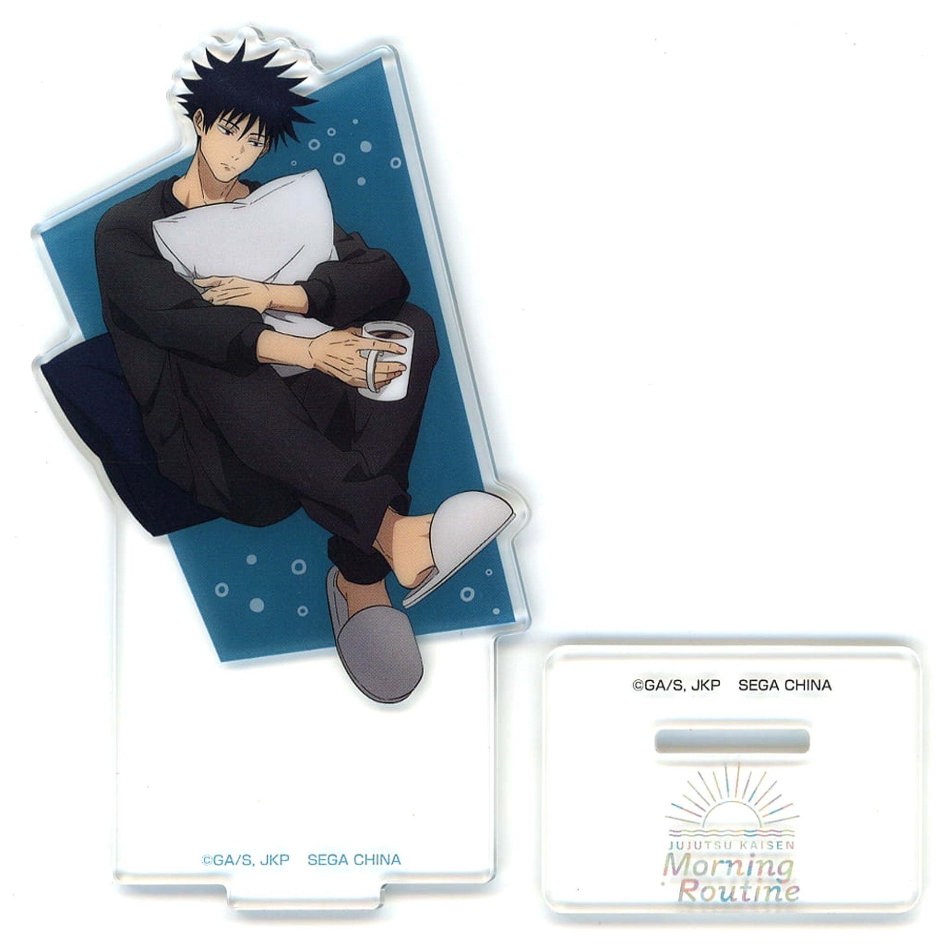Jujutsu Kaisen Megumi Fushiguro Sega Lucky Kuji Morning Routine Acrylic Stand Prize D [USED]