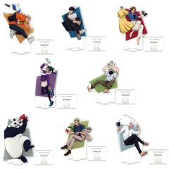 Jujutsu Kaisen Yuji Itadori & Others All 8 Types Set Sega Lucky Kuji Morning Routine Acrylic Stand Prize D Acrylic Stands [USED]
