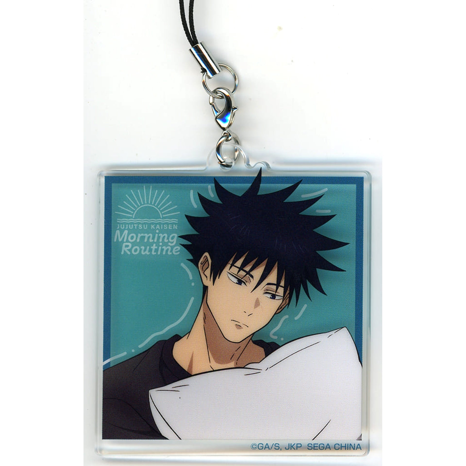 Jujutsu Kaisen Megumi Fushiguro Sega Lucky Kuji Morning Routine Acrylic Strap Prize E [USED]
