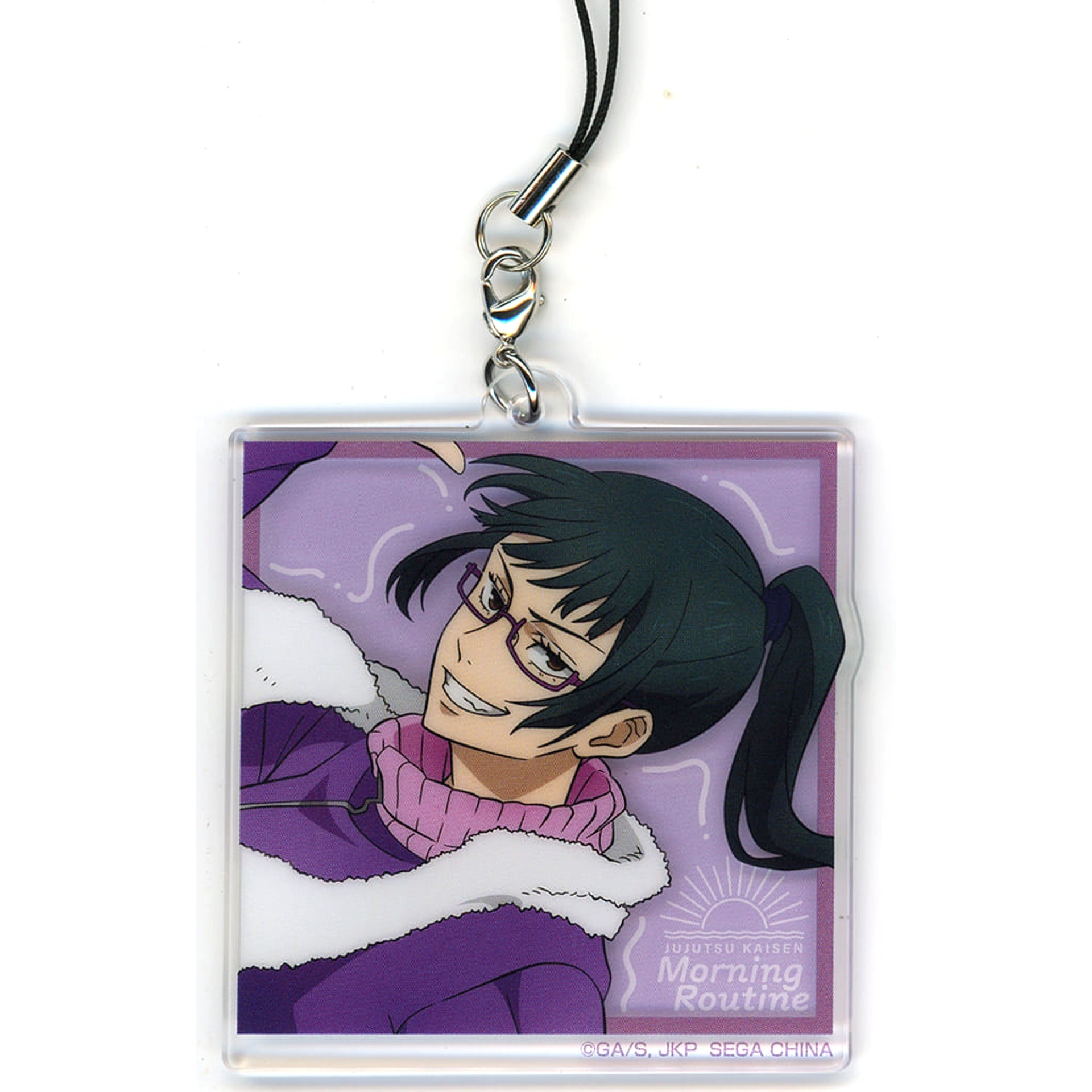 Jujutsu Kaisen Maki Zenin Sega Lucky Kuji Morning Routine Acrylic Strap Prize E [USED]