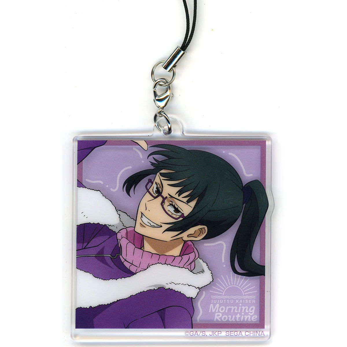 Jujutsu Kaisen Maki Zenin Sega Lucky Kuji Morning Routine Acrylic Strap Prize E [USED]