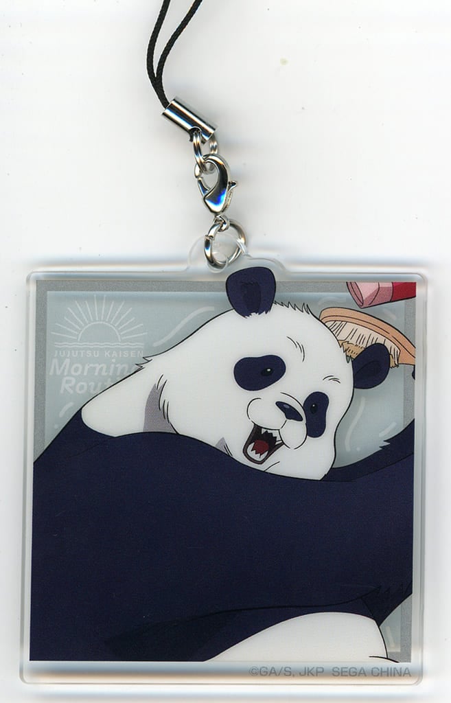 Jujutsu Kaisen Panda Sega Lucky Kuji Morning Routine Acrylic Strap Prize E [USED]