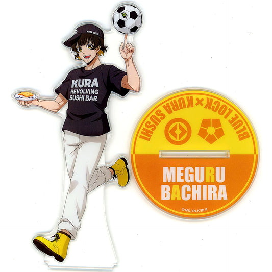 Meguru Bachira Blue Lock x Muten Kura Sushi New Year Goods Set Acrylic Stand [USED]