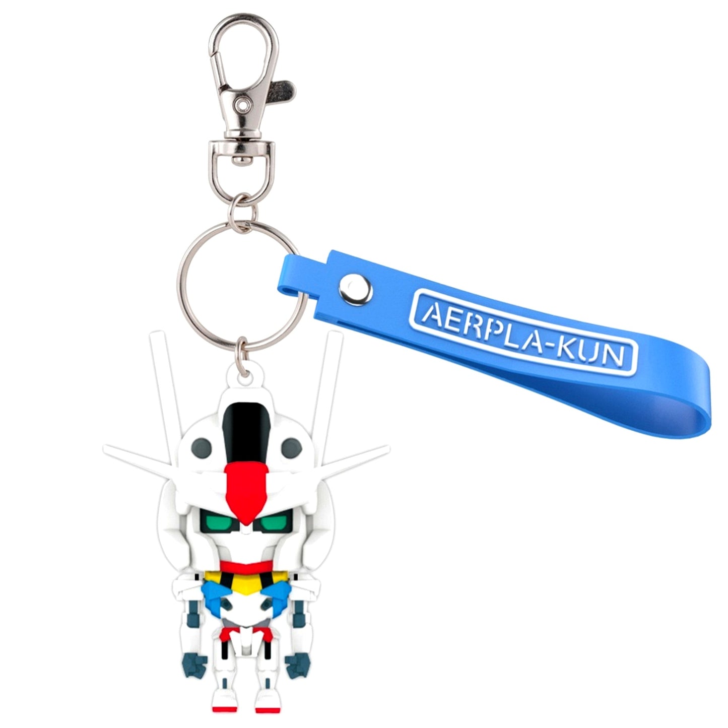 Airpla-kun 3D Rubber Mascot Keychain Mobile Suit Gundam The Witch from Mercury [USED]