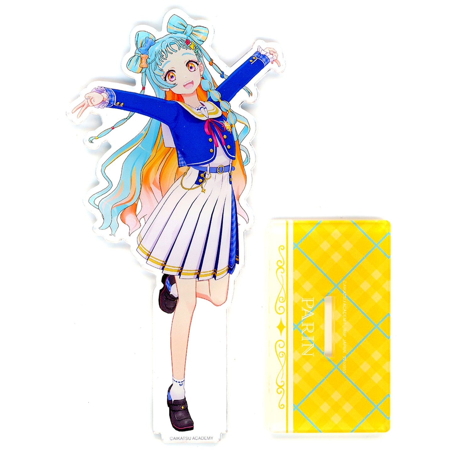 Wao Parin School Uniform Ver. Acrylic Plate with Stand Aikatsu Academy! [USED]