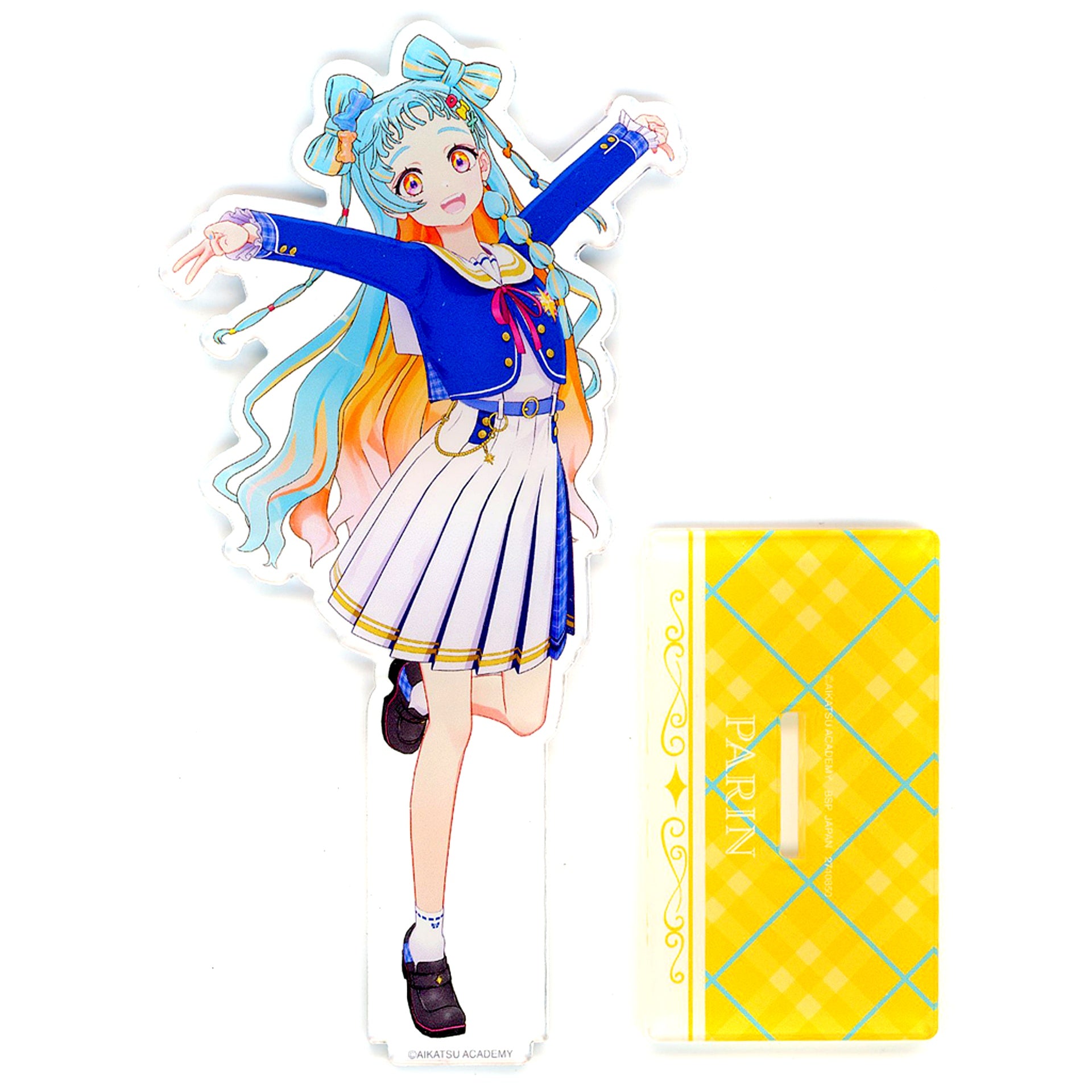 Wao Parin School Uniform Ver. Acrylic Plate with Stand Aikatsu Academy! [USED]