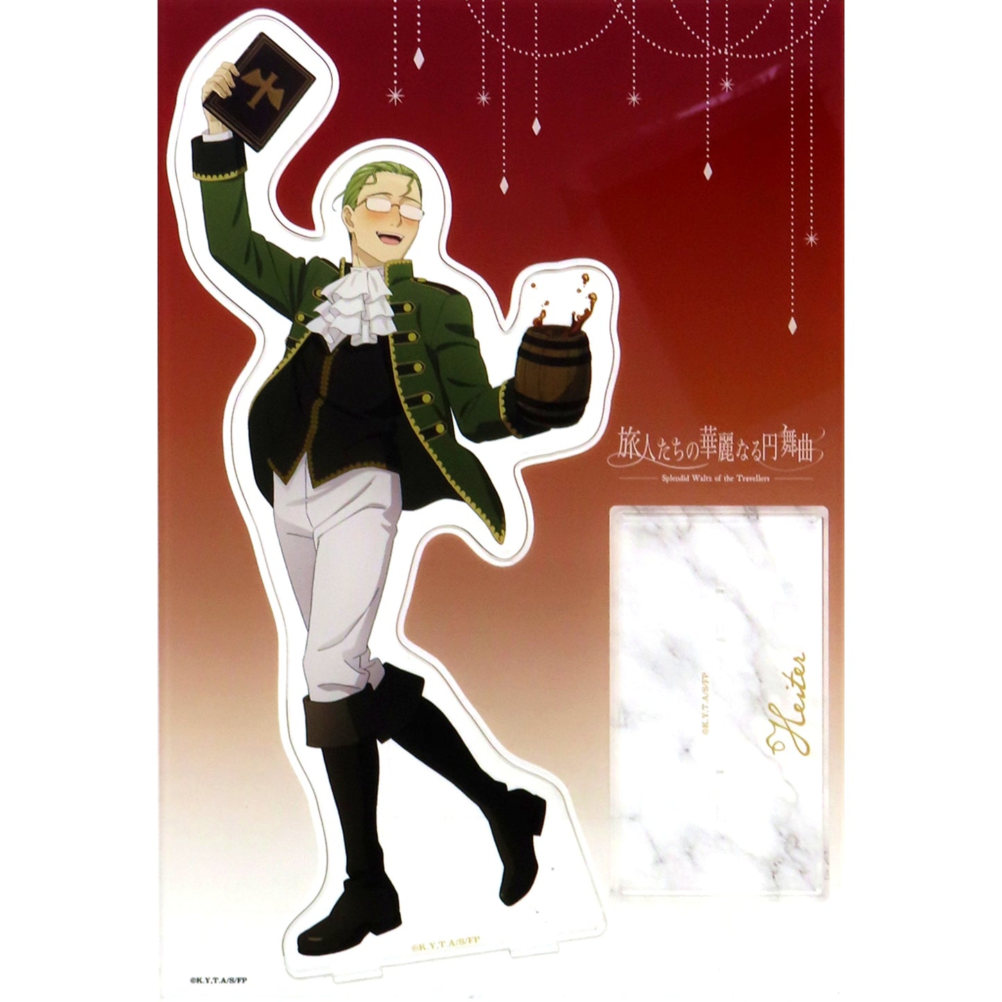 Heiter BIG Acrylic Stand Frieren Beyond Journey's End Grand Waltz in Hands [USED]
