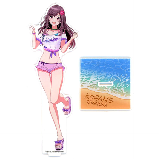 Kogane Tsukioka Bask on Shiny Ver. Official Acrylic Stand The Idolmaster Shiny Colors [USED]