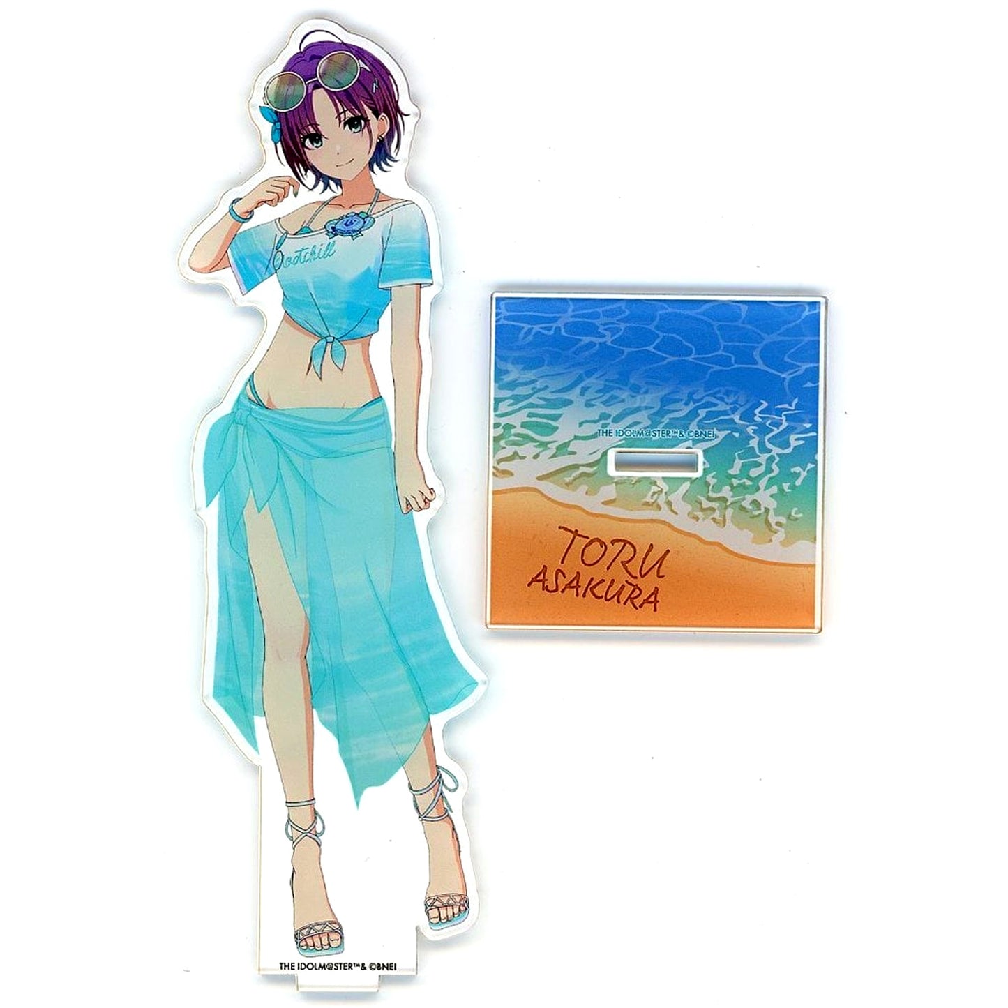 Toru Asakura The Idolmaster Shiny Colors Official Acrylic Stand Bask on Shiny ver. [USED]