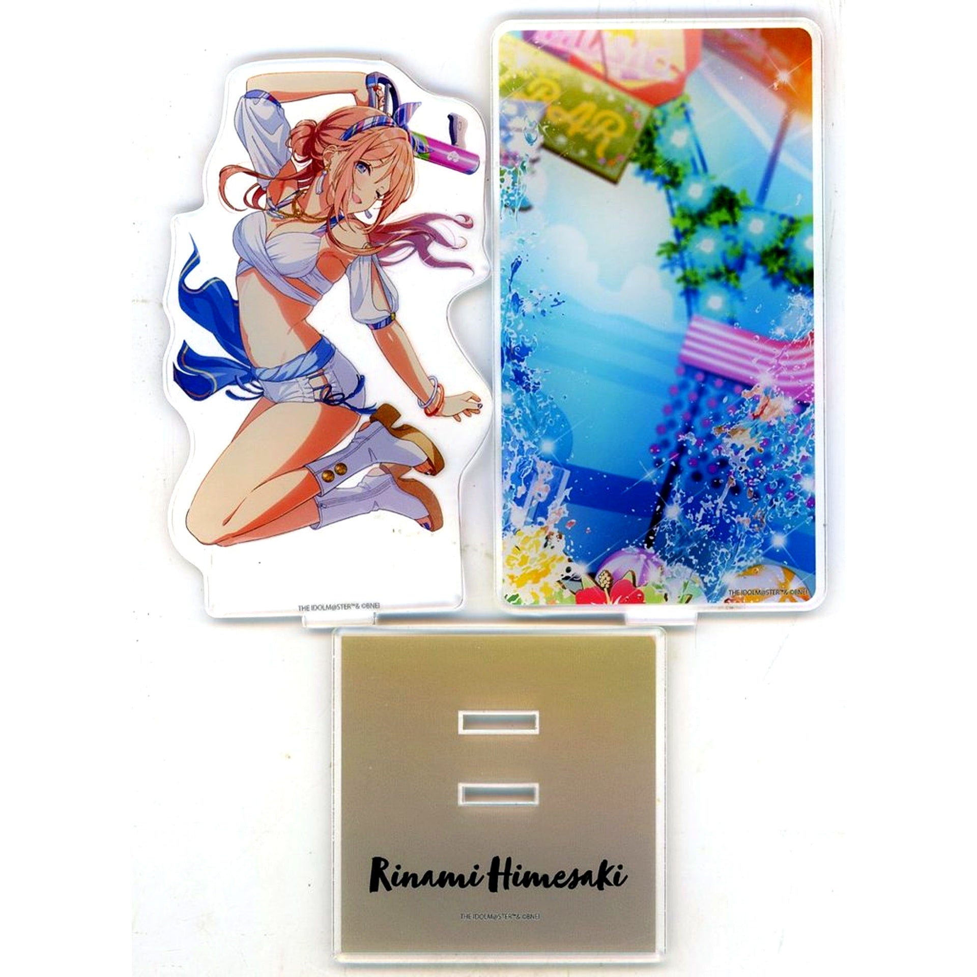 Rinami Himesaki Kimi to Semi Blue Gakuen Idolmaster Official 2-Layer Acrylic Stand [USED]