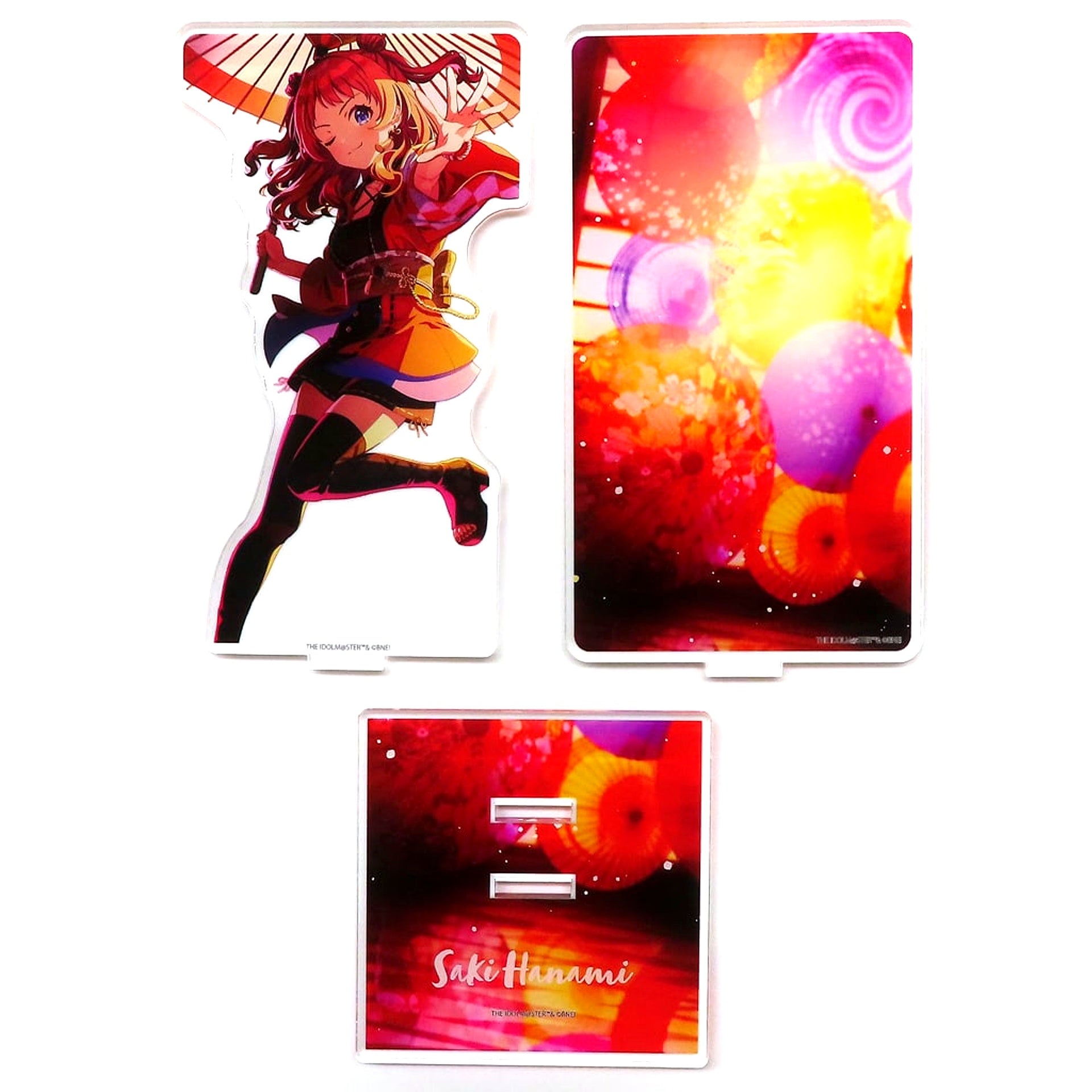 Saki Hanami Gakuen Idolmaster Official 2-Layer Acrylic Stand Kangiku [USED]