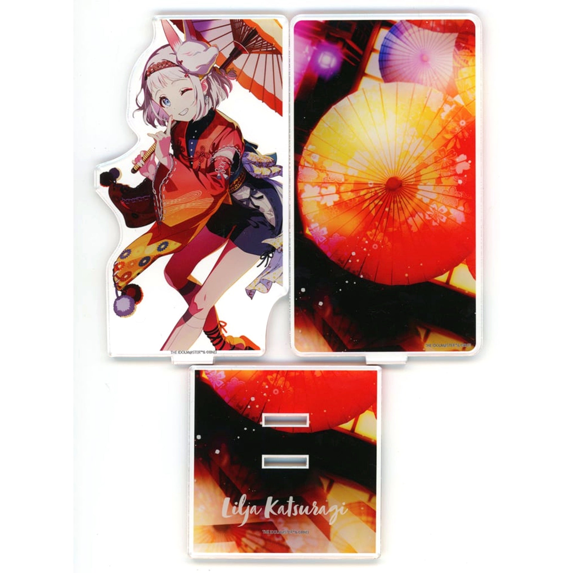 Lilja Katsuragi Gakuen Idolmaster Official 2-Layer Acrylic Stand Kangiku [USED]