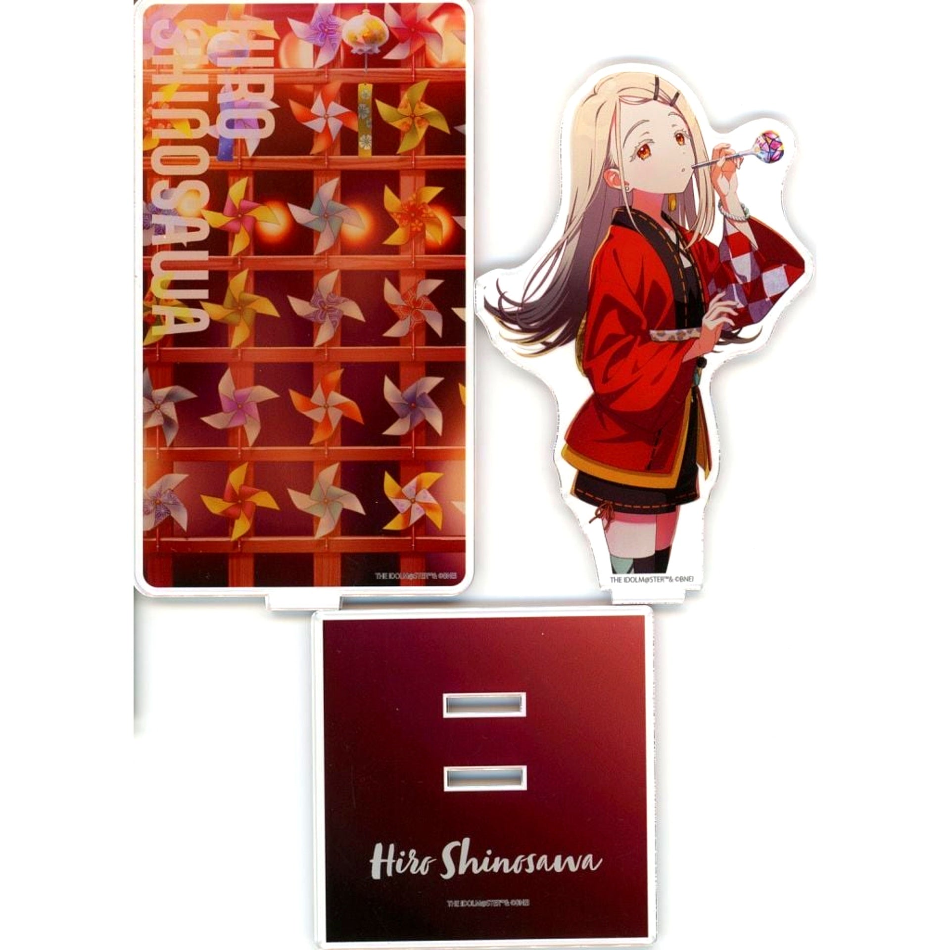 Hiro Shinosawa Gakuen Idolmaster Official 2-Layer Acrylic Stand Kangiku [USED]