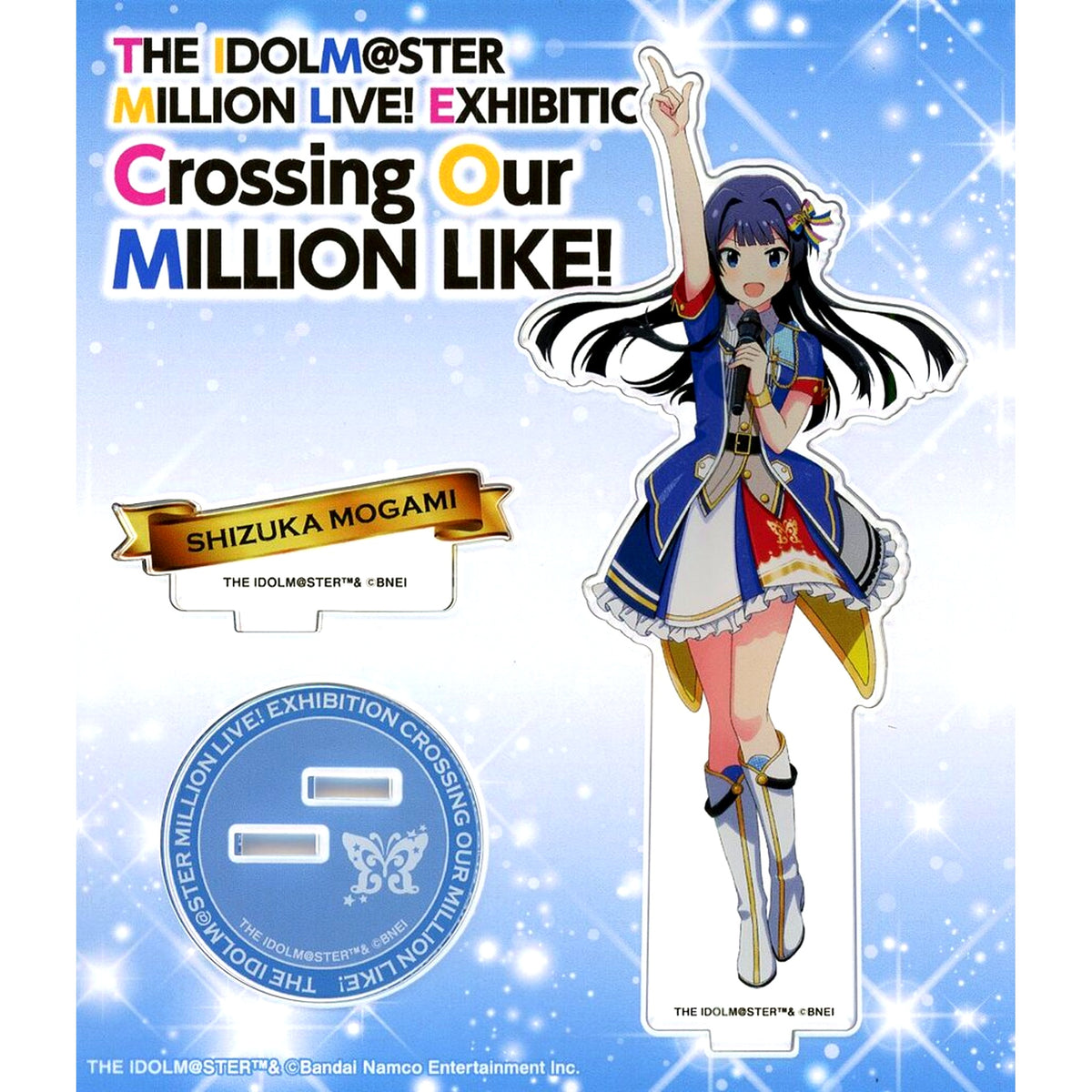 Shizuka Mogami Official Acrylic Stand Idolmaster Million Live! Exhibition Crossing Our MILLION LIKE! [USED]