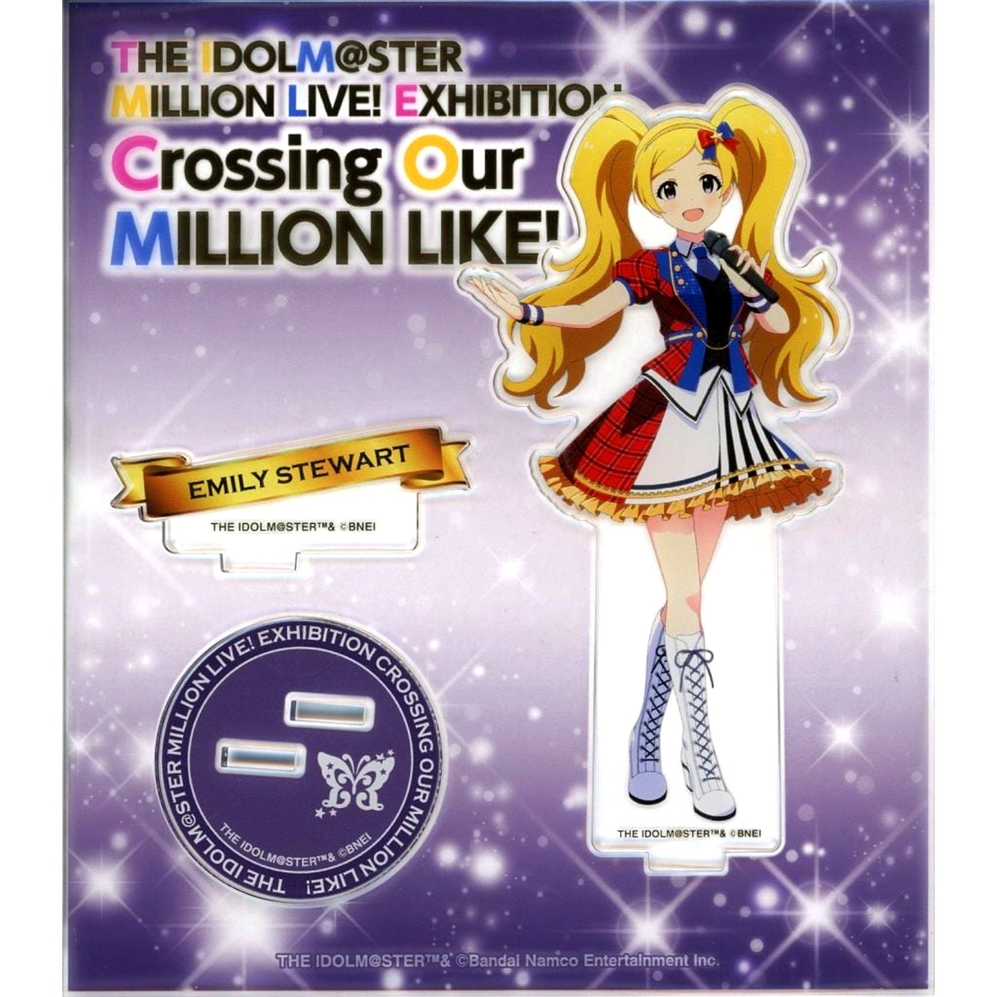 Emily Stewart THE IDOLM@STER MILLION LIVE! Official Acrylic Stand Exhibition Crossing Our MILLION LIKE! [USED]