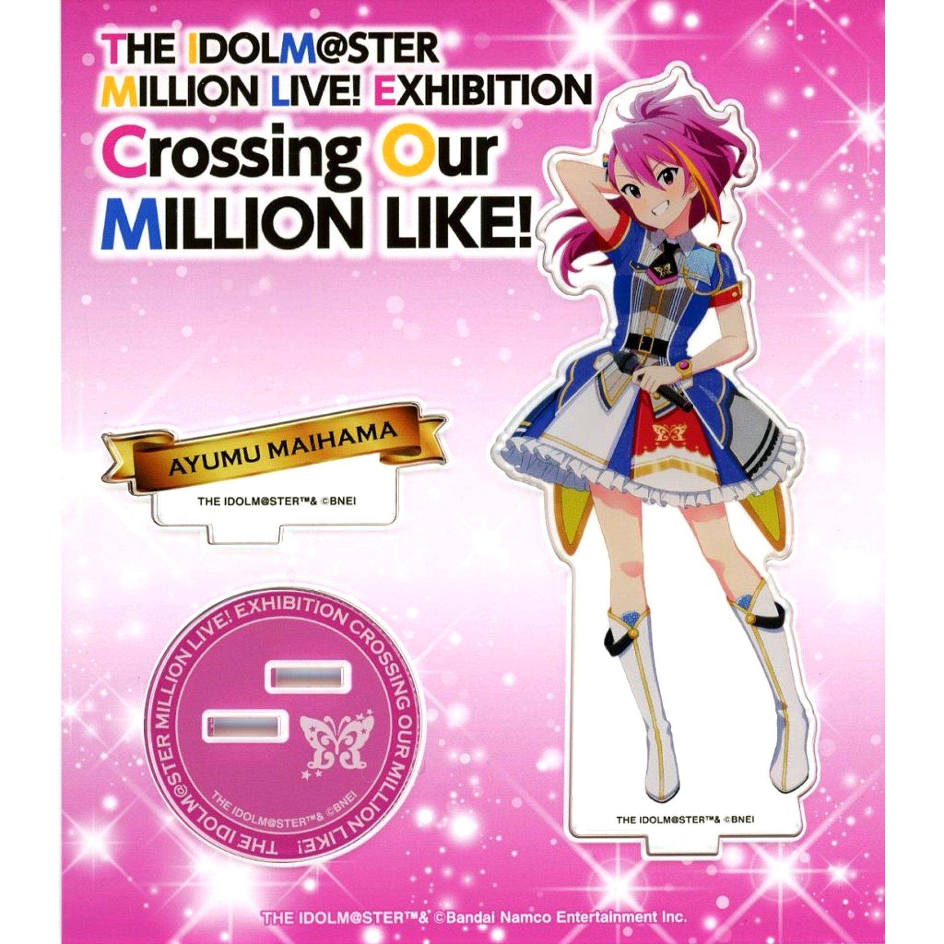 Ayumu Maihama Official Acrylic Stand The Idolmaster Million Live! Exhibition Crossing Our MILLION LIKE! [USED]