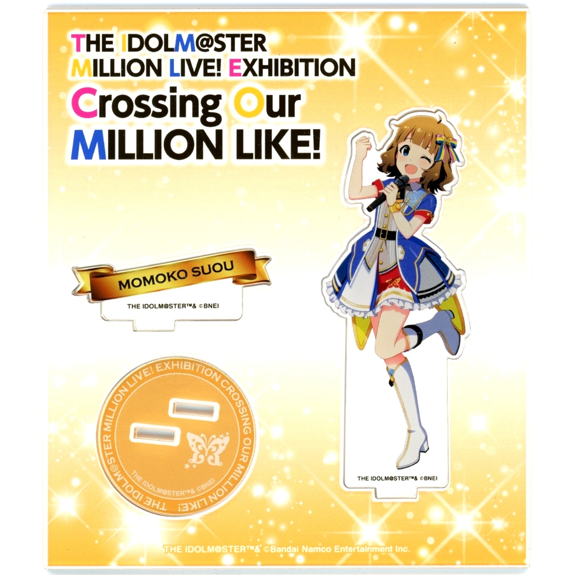Momoko Suo Official Acrylic Stand Idolmaster Million Live Exhibition Crossing Our Million Like [USED]