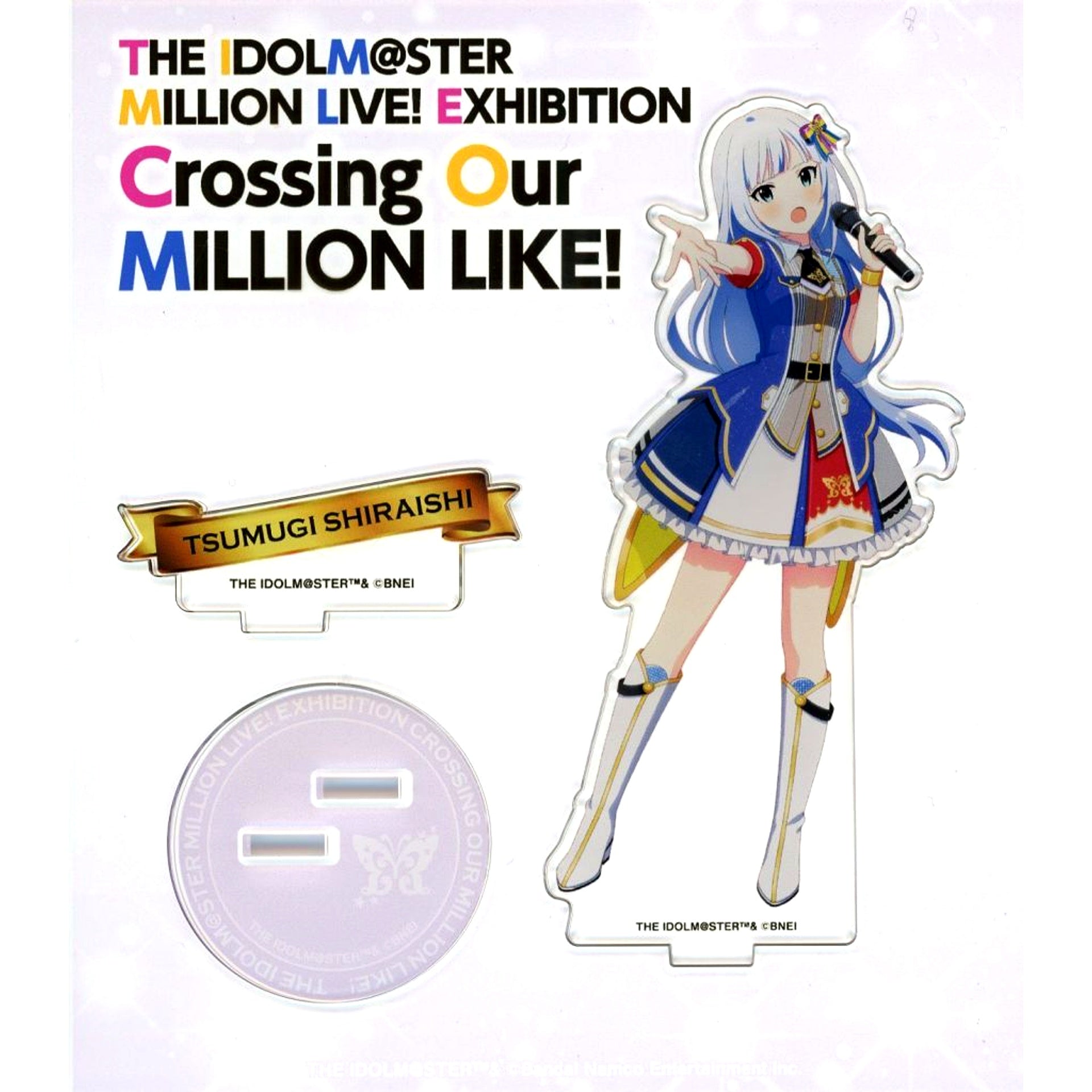 Tsumugi Shiraishi THE IDOLM@STER MILLION LIVE! Exhibition Crossing Our MILLION LIKE! Official Acrylic Stand [USED]