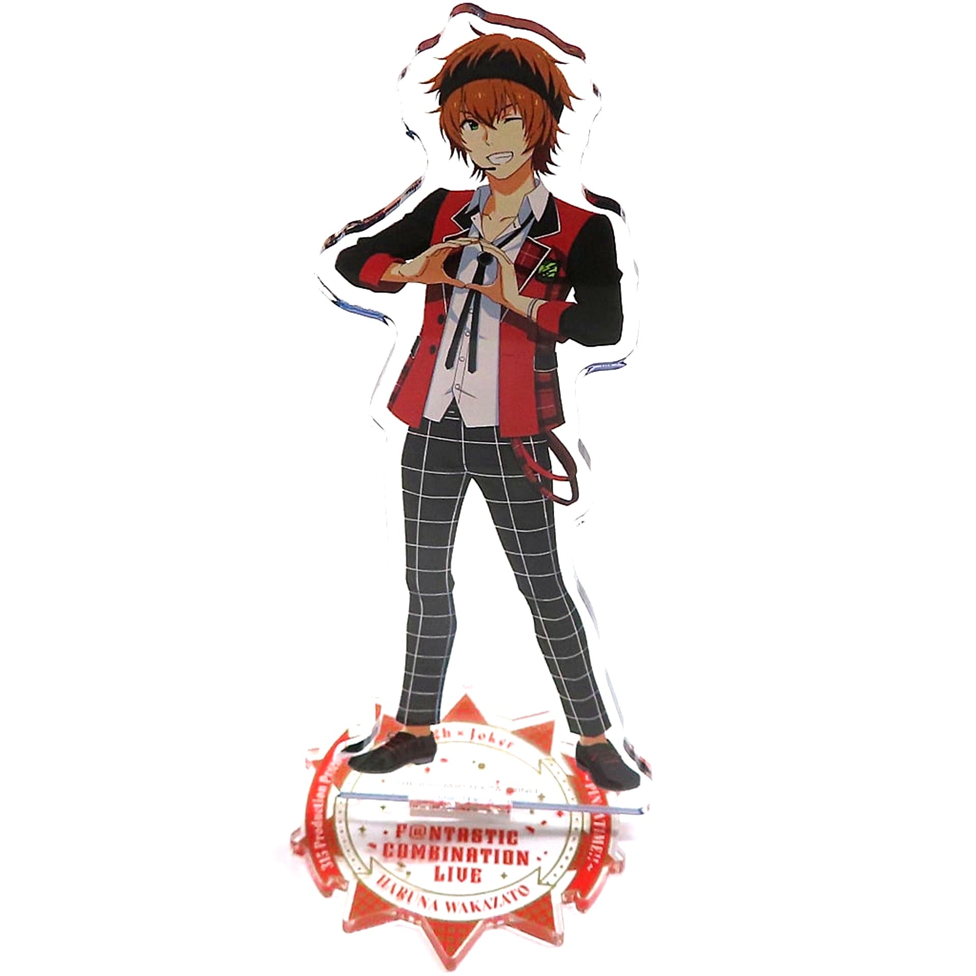 Haruna Wakazato THE IDOLM@STER SideM Official Acrylic Stand FANTASTIC COMBINATION LIVE [USED]