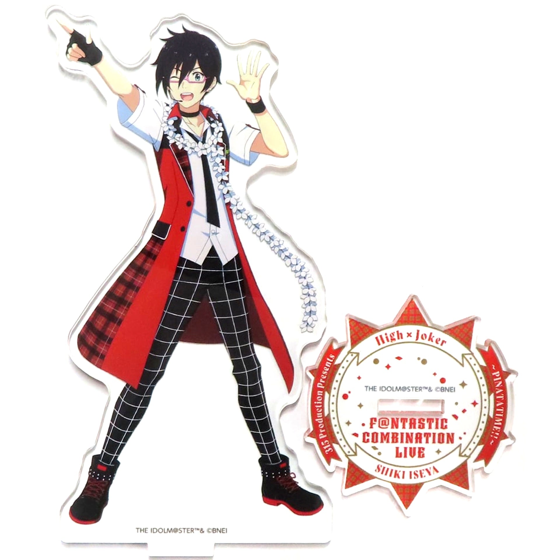 Shiki Iseya The Idolmaster SideM Official Acrylic Stand Fantastic Combination Live Pinatatime!! [USED]