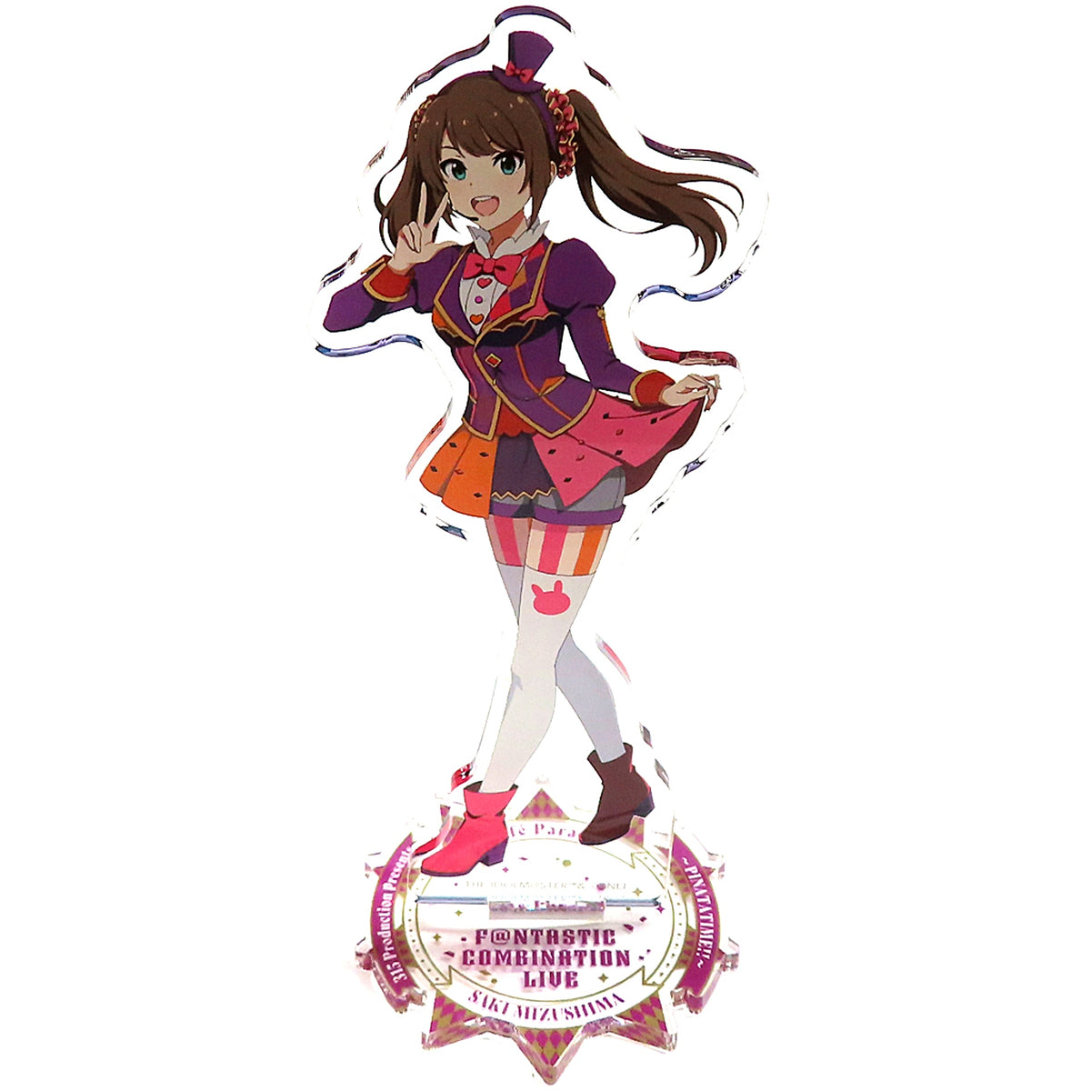 Saki Mizushima The Idolmaster SideM Official Acrylic Stand 315 Production presents Fantastic Combination Live Pinatatime!! [USED]