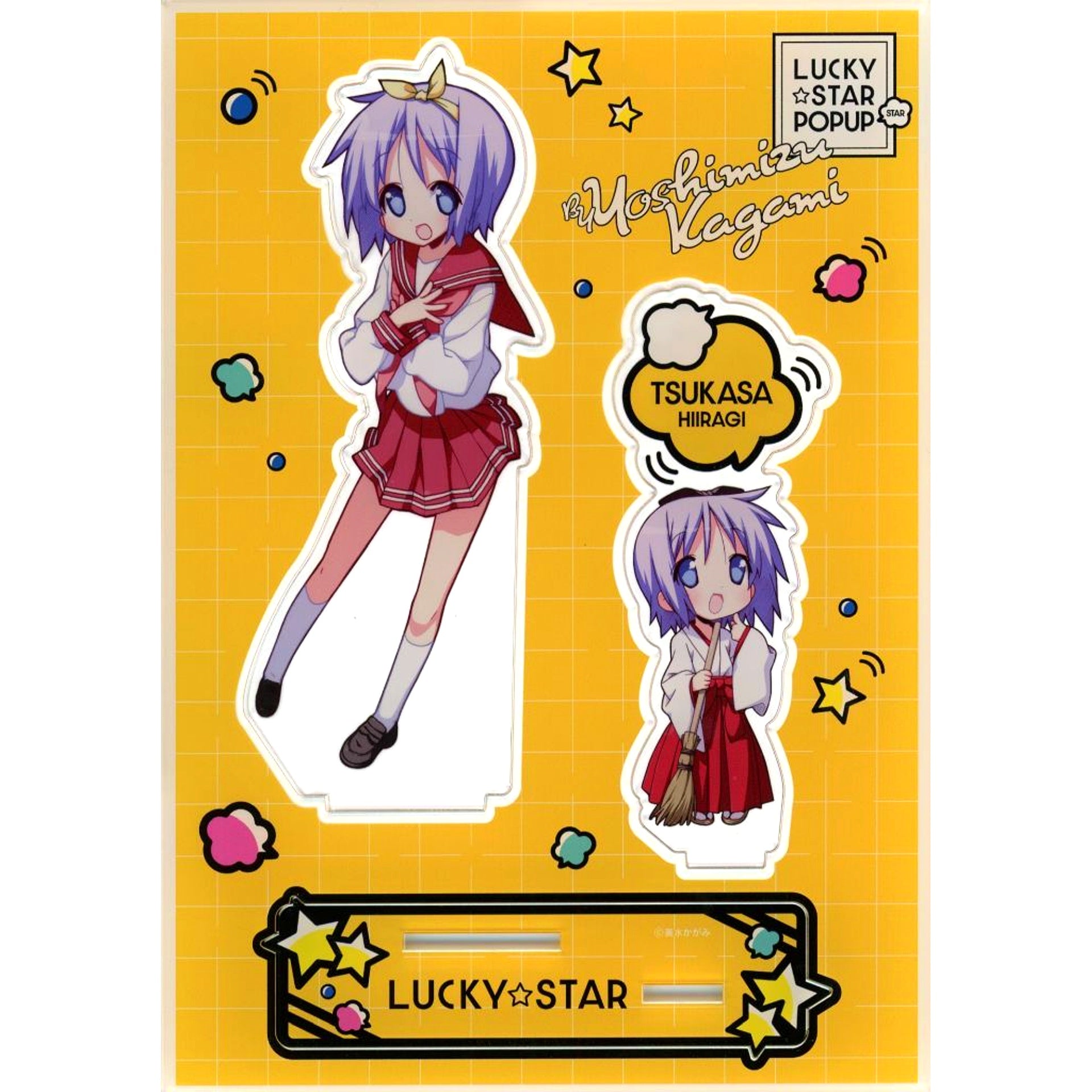 Tsukasa Hiiragi Acrylic Figure Lucky Star 20th Anniversary Popup Star [USED]